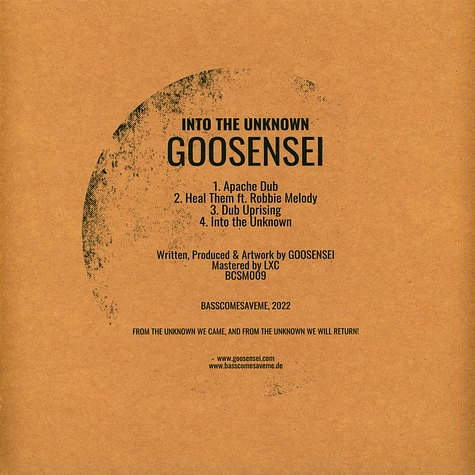 Goosensei - Into The Unknown EP