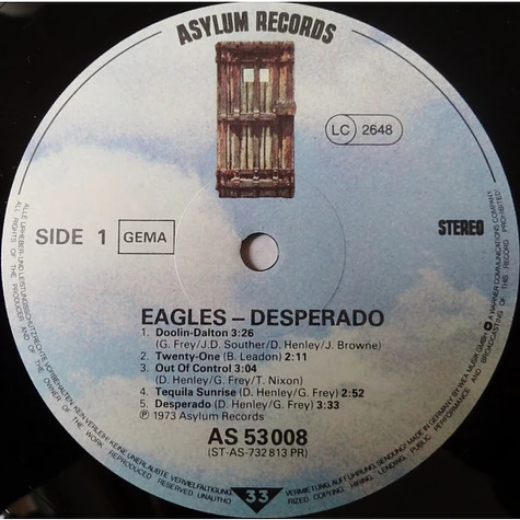 Eagles - Desperado