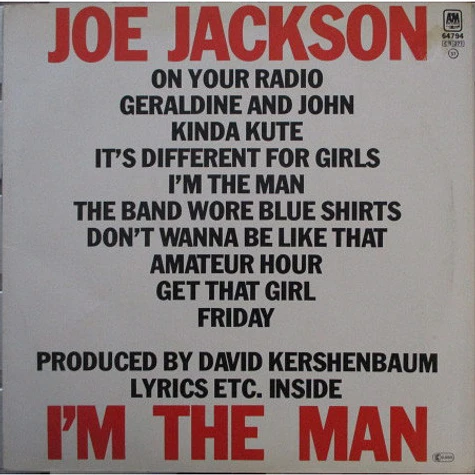 Joe Jackson - I'm The Man