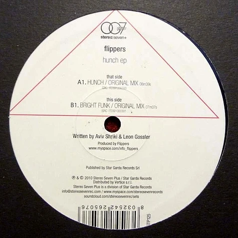 Flippers - Hunch EP