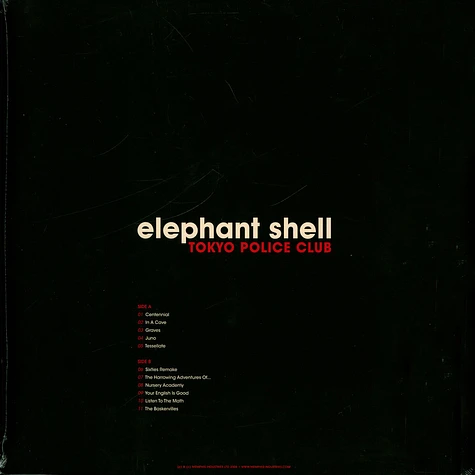Tokyo Police Club - Elephant Shell Tri-Colored Vinyl Edition