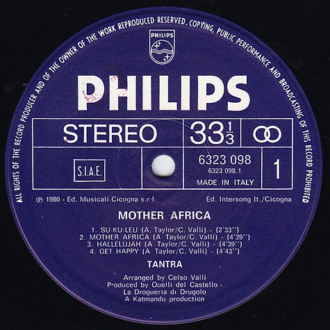 Tantra - Mother Africa