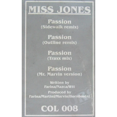 Miss Jones - Passion