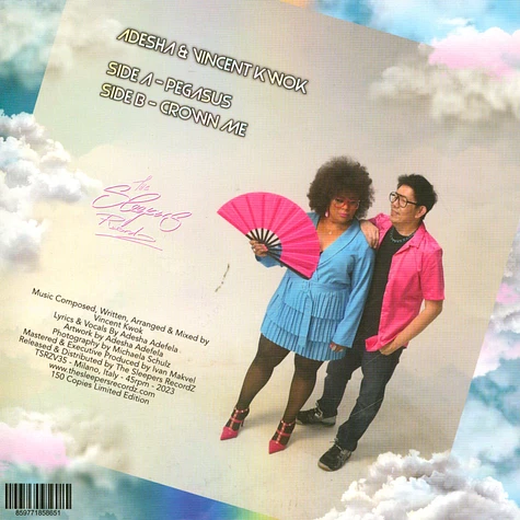 Adesha & Vincent Kwok - Pegasus / Crown Me Colored Vinyl Edition