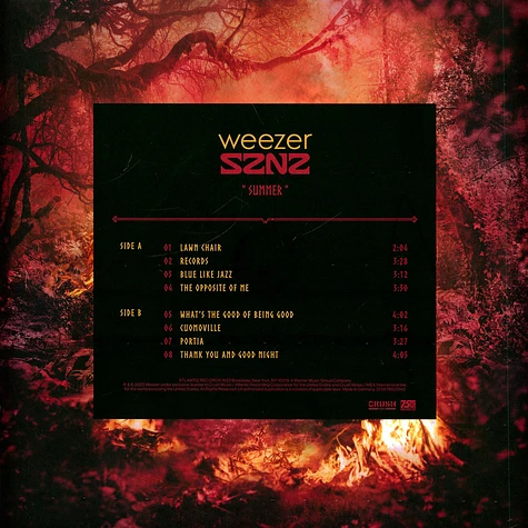 Weezer - Sznz:Summer Indie Exclusive Yellow Vinyl Edition