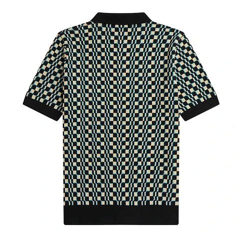 Fred Perry - Glitch Chequerboard Knit Shirt