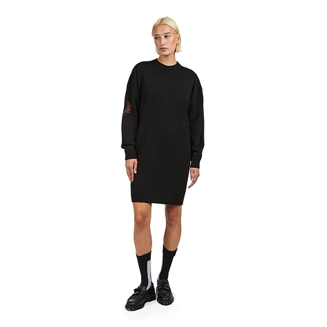 Fred Perry - Laurel Wreath Knitted Dress (Black) | HHV