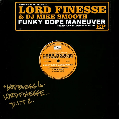 Lord Finesse & DJ Mike Smooth - Funky Dope Maneuver EP - Vinyl 12