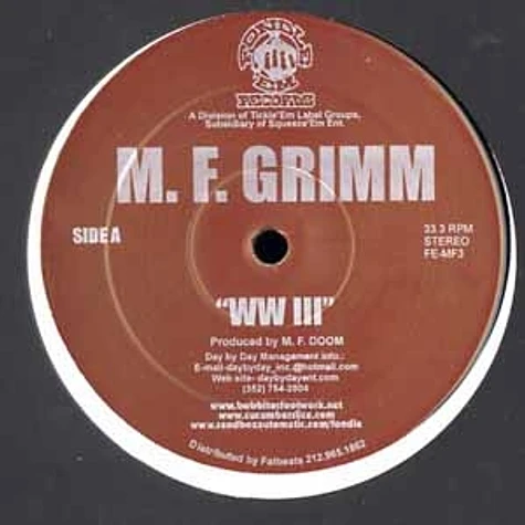 MF Grimm - WW III