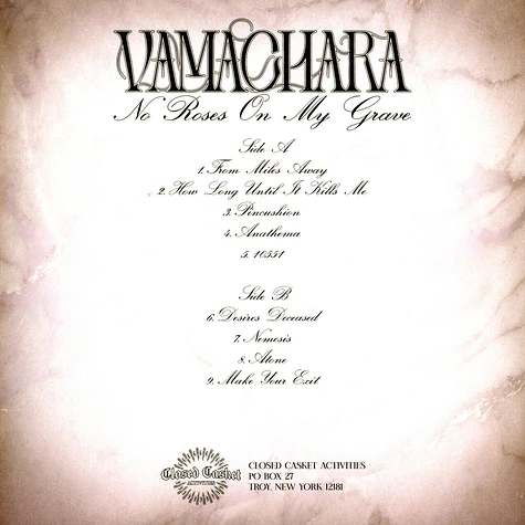 Vamachara - No Roses On My Grave