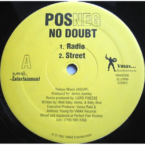 Pos Neg - No Doubt (Remix) - Vinyl 12