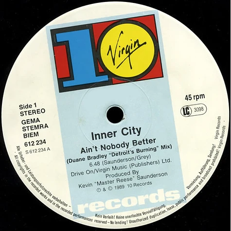 Inner City - Ain't Nobody Better