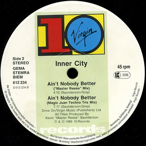 Inner City - Ain't Nobody Better