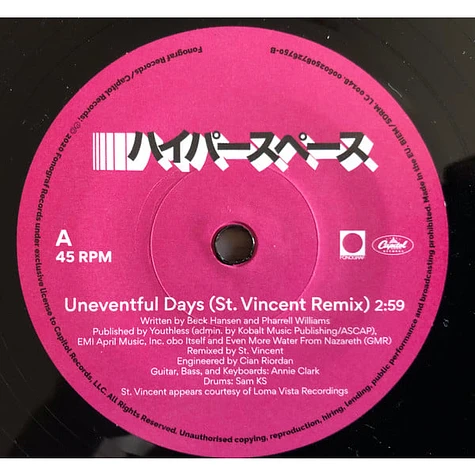 Beck - Uneventful Days (St. Vincent Remix)
