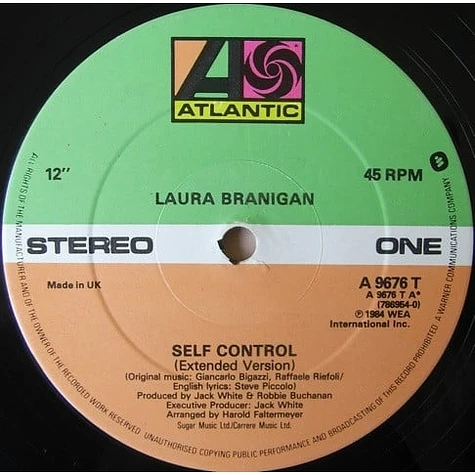 Laura Branigan - Self Control (Full Length Version)