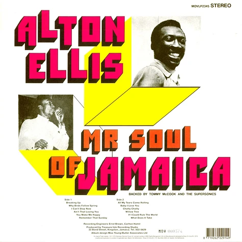 Alton Ellis - Mr.Soul Of Jamaica Transclucent Magenta Vinyl Edition