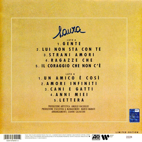 Laura Pausini - Laura Bronze Vinyl Edition