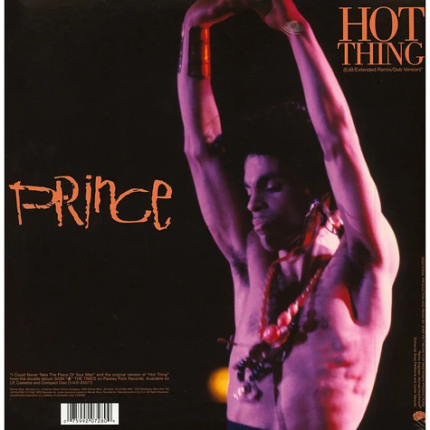 Prince - I Could Never Take The Place Of Your Man / Hot Thing