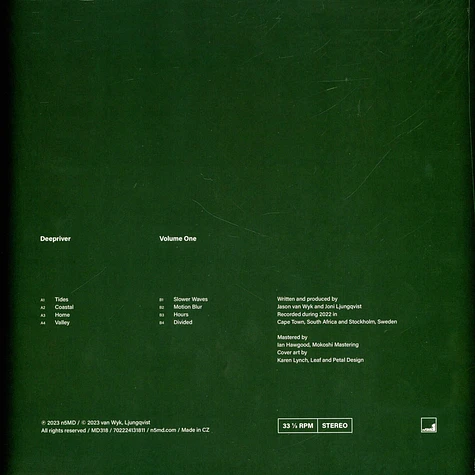 Deepriver - Volume One Transparent Vinyl Edition
