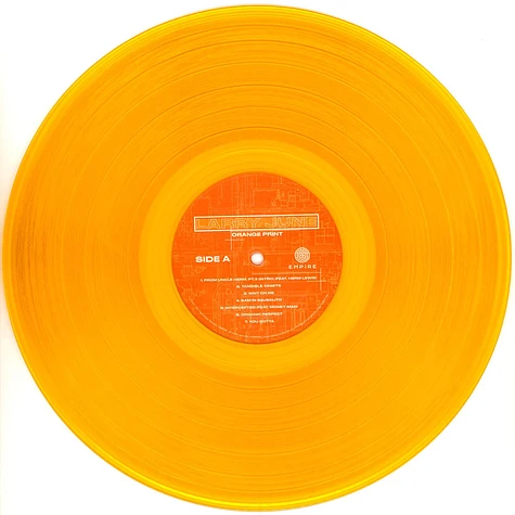 Larry June - Orange Print Translucent Orange Vinyl Edition