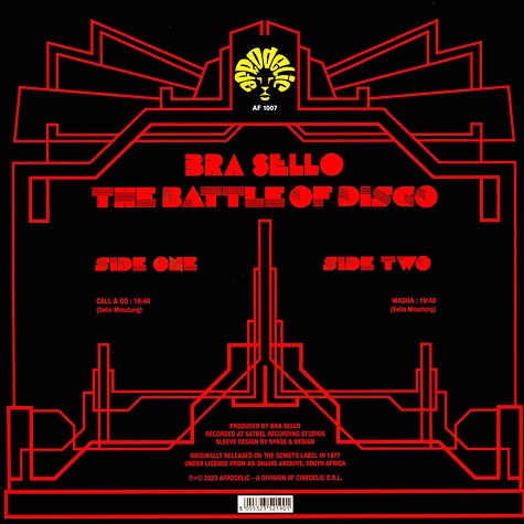 Bra Sello - The Battle Of Disco Black Vinyl Edition