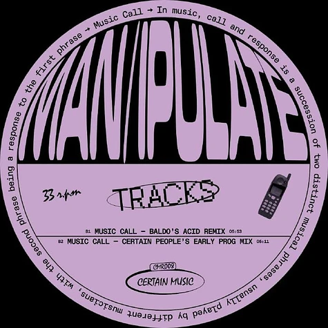 Man/ipulate - Music Call Remixes