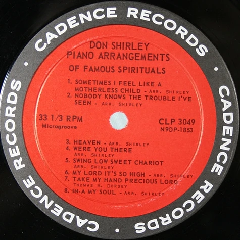 Don Shirley - Piano Arrangements Of Famous Spirituals