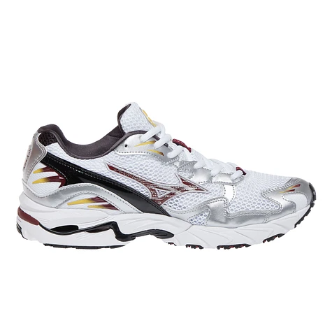 Mizuno – Wave Rider 10 White/Cabernet/Silver