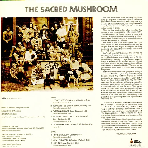 Sacred Mushroom - Sacred Mushroom