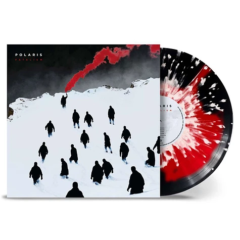 Polaris - Fatalism Black Red Inkspot & White Splatter Vinyl Edition