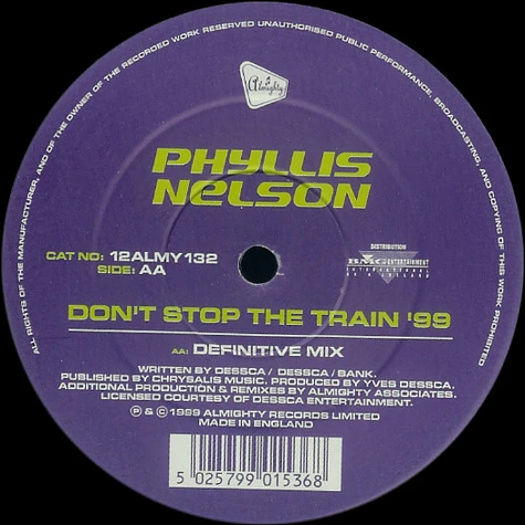 Phyllis Nelson - Don't Stop The Train '99