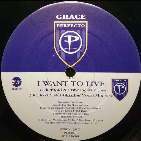 Grace - I Want To Live