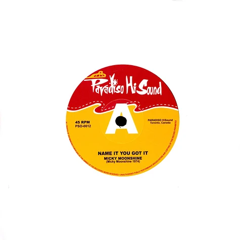 John E Paul / Micky Moonshine - I Wanna Know / Name It You Got It