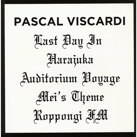 Pascal Viscardi - Last Day In Harajuku