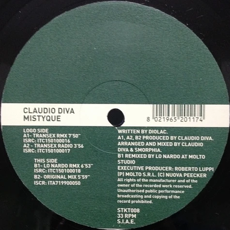 Claudio Diva - Mistyque