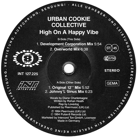 Urban Cookie Collective - High On A Happy Vibe