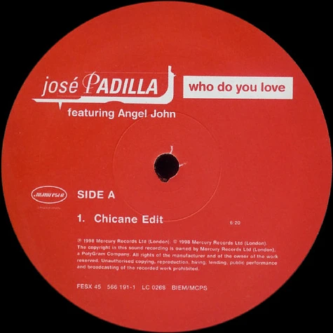 José Padilla Featuring Angela John - Who Do You Love
