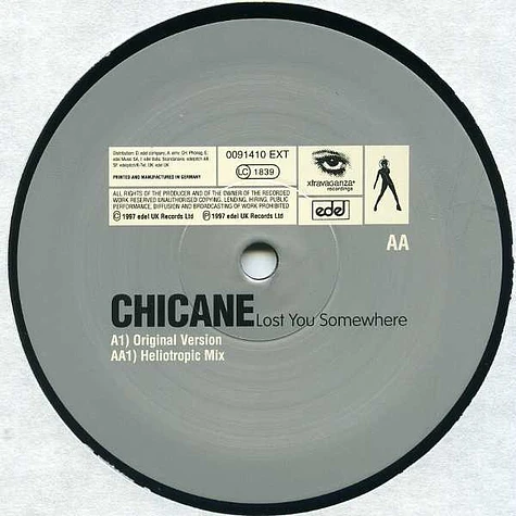 Chicane - Lost You Somewhere