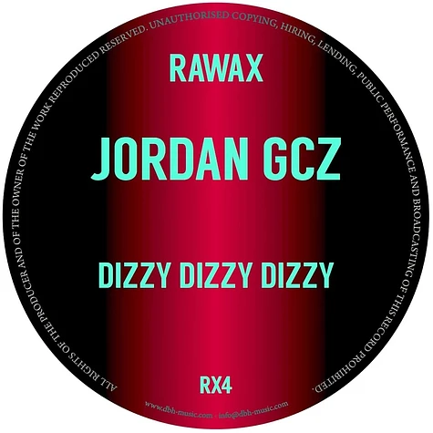 Jordan GCZ - Dizzy Dizzy Dizzy Red Vinyl Edition