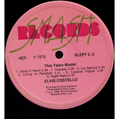 Elvis Costello - This Year's Model