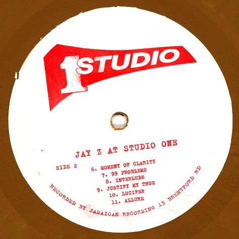 Jay-Z - At Studio One - Reggae Mash Ups Yellow Vinyl Edtion