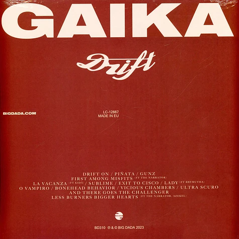 Gaika - Drift Red Vinyl Edition