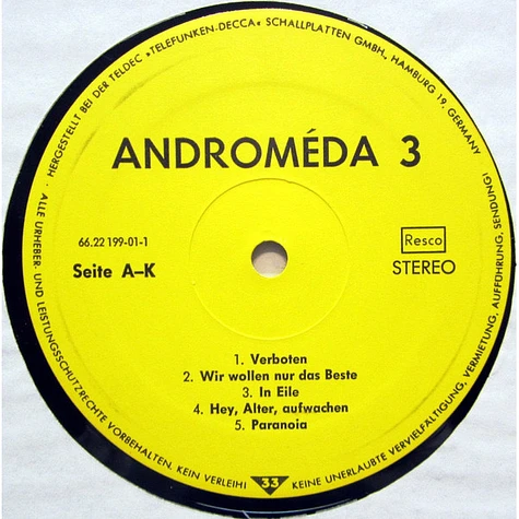 Andromeda - Androméda 3
