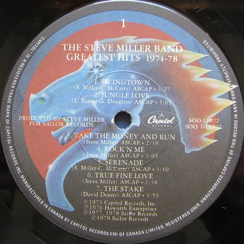 Steve Miller Band - Greatest Hits 1974-78