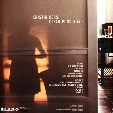 Kristin Hersh - Clear Pond Road Clear Vinyl Edition