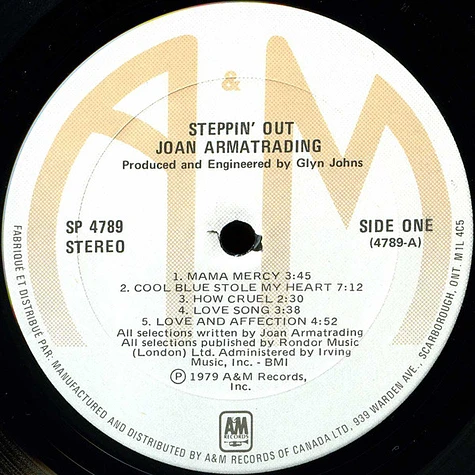 Joan Armatrading - Steppin' Out