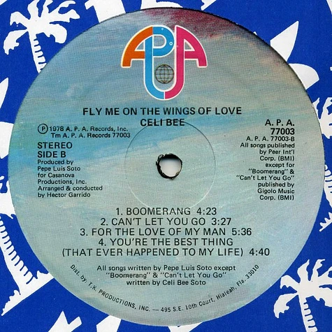 Celi Bee - Fly Me On The Wings Of Love