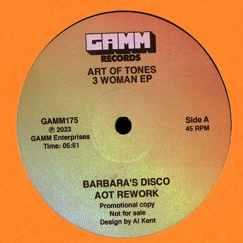 Art Of Tones - 3 Woman EP - Vinyl 12" - 2023 - UK - Original | HHV