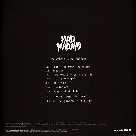 MadMadMad - Behavioural Sink Delirium Red Vinyl Edition