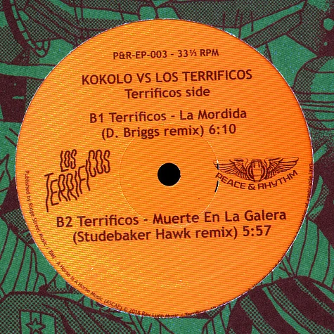 Kokolo Vs Los Terrificos - Remixes - Vinyl 12